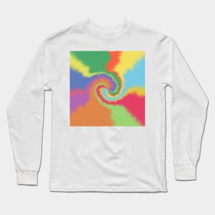 Colors Waves | Tie and dye Long Sleeve T-Shirt